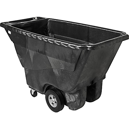 Rubbermaid® Commercial Structural Foam Tilt Dump Truck, Black