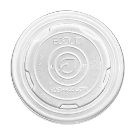 Eco-Products® World Art™ PLA-Laminated Soup Container Lids, For