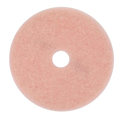 3M?¢ Eraser Burnish Pad 3600 - 5/Carton - Synthetic Fiber - Pink