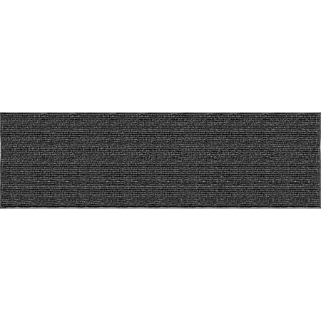 Genuine Joe Silver Series Indoor Entry Mat Building Carpet Hard Floor 10 ft  Length x 36 Width Plush Charcoal 1Each - Office Depot