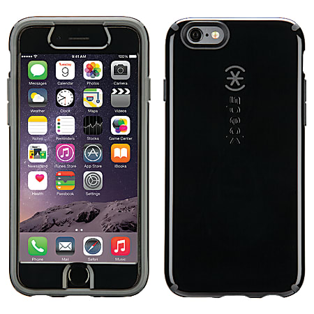 Speck® CandyShell™ Case For Apple® iPhone® 6 With Faceplate, Black/Gray