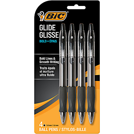 BIC Cristal Xtra Bold Ballpoint Pen, Bold Point (1.6mm), Black, 12