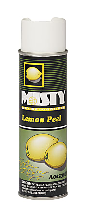 MISTY Handheld Scented Dry Deodorizer - Spray - 10 fl oz (0.3 quart) - Lemon - 12 / Carton - Odor Neutralizer, Ozone-safe
