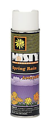 MISTY Handheld Scented Dry Deodorizer - Spray - 10 fl oz (0.3 quart) - Spring - 12 / Carton - Ozone-safe