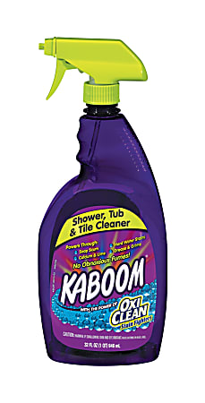 Kaboom Bathroom Cleaner With OxiClean, Citrus, 32 Oz, Case Of 12