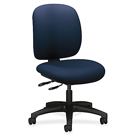 HON® ComforTask Chair, 24"W x 34-3/8"D x 38-3/8"H, Navy