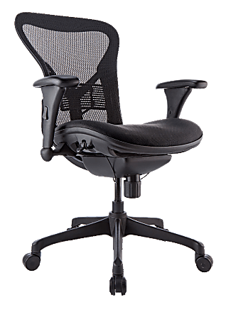 WorkPro® Warrior 212 Mesh Managerial Mid-Back Chair, Black