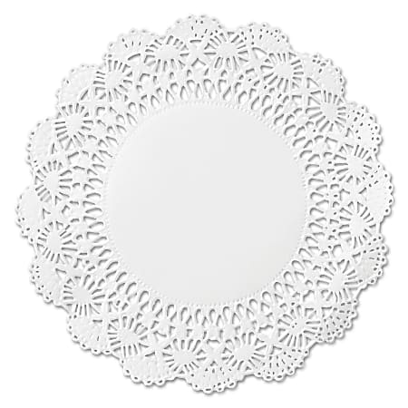 Hoffmaster® Cambridge Lace Paper Doilies, 10" Diameter, White, Pack Of 1,000 Doilies