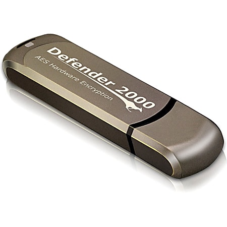 Kanguru Defender 2000 Secure Flash Drive, FIPS 140-2 Level 3 Certified, Hardware Encrypted, 8GB - 8 GB - Secure, Hardware Encrypted, Water Proof, Tamper Proof, Password Protection, Remote Management Ready, Rugged Design, TAA Compliant