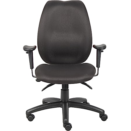 Boss Office Products Ergonomic Fabric High Back Task Chair Black