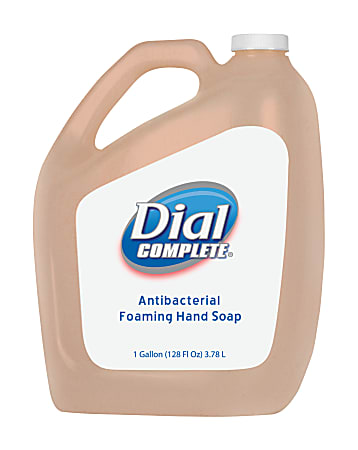 Dial Complete Antibacterial Foaming Hand Soap Fresh Scent 1 Gallon Case Of  4 - Office Depot