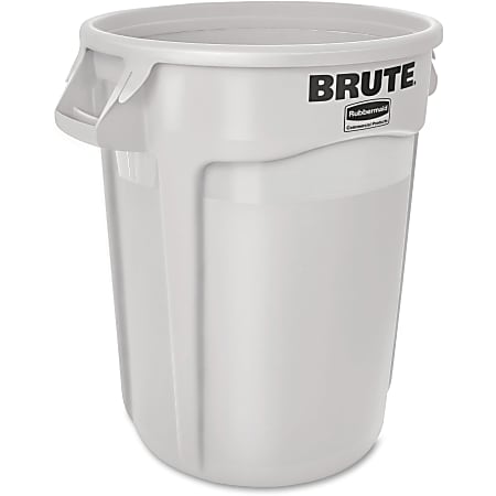 Rubbermaid® BRUTE® Vented Container - 32 Gal., Gray