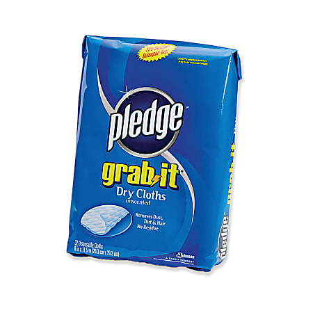 Pledge® Grab-it™ Cloths, Pack Of 32
