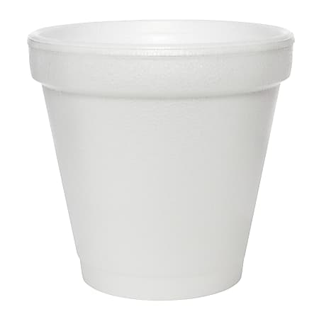 Dart Foam Cups, 4 Oz, White, Carton Of 1,000