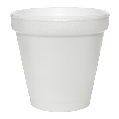 Dart Foam Cups, 4 Oz, White, Carton Of