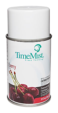 TimeMist Metered Fragrance Dispenser Refill, Cherry 5.3 oz Aerosol Can,12/per case