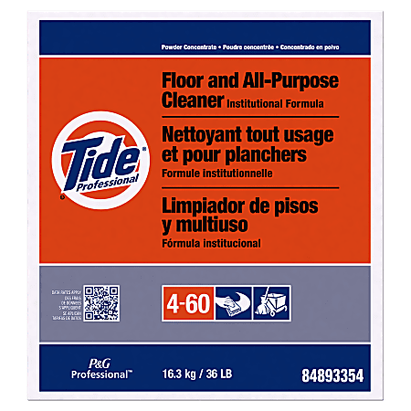 Tide® Professional™ Floor And All-Purpose Cleaner, 36 Lb Box