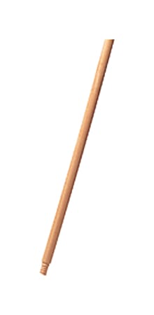 Rubbermaid Commercial Lacquered Wood Broom Handle - 60" Length x 1.30" Diameter - Natural - Lacquered Wood - 1 Each
