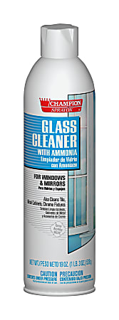 Chase Champion Foam Glass Cleaner Spray, 19 Oz Can, Case Of 12