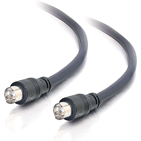 C2G 50ft Plenum-Rated S-Video Cable with Low Profile Connectors