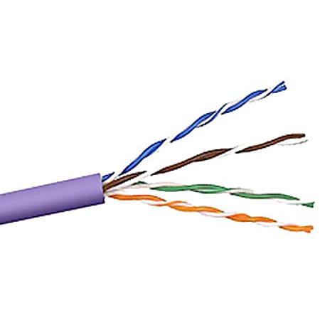 Belkin 900 Series Cat.6 UTP Cable - Bare Wire - Bare Wire - 1000ft - Purple