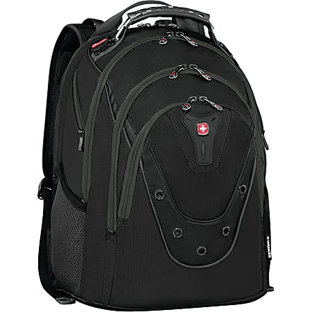 Wengerr Ibex Backpack With 17 Laptop Pocket BlackGray Office Depot