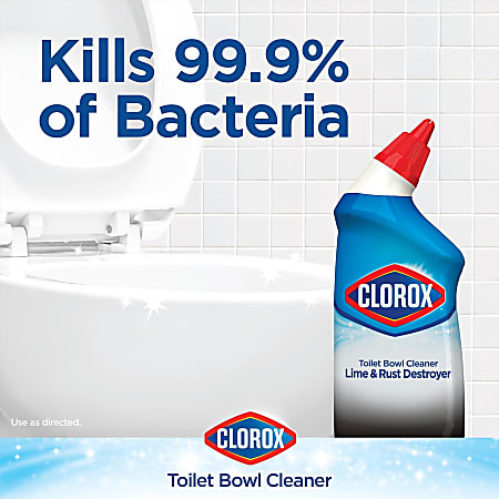 Clorox Toilet Bowl Gel Cleaner With Bleach Neutral Scent 24 Oz Bottle ...