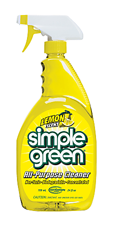Simple Green All Purpose Cleaner Lemon Scent 24 Oz Bottle Case Of