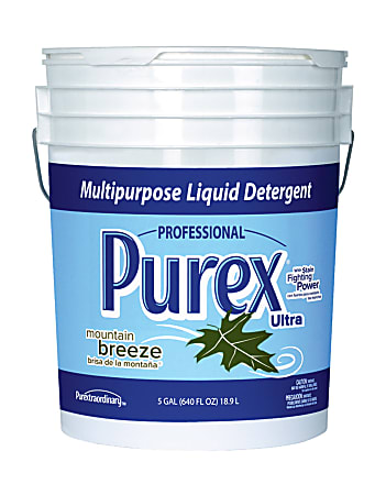 Purex® Liquid Laundry Detergent, Mountain Breeze, 5 Gallon