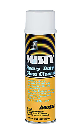 Amrep Misty Heavy-Duty Glass Cleaner Aerosol Spray, Fruit Scent, 20 Oz Can, Case Of 12