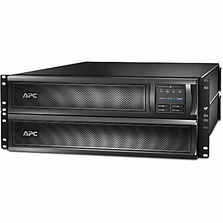 APC by Schneider Electric Smart-UPS X 1920 VA Tower/Rack Mountable - 2U Rack-mountable - 3 Hour Recharge - 11 Minute Stand-by - 120 V AC Input - 120 V AC Output - Sine Wave - Serial Port - USB - 3 x NEMA 5-15R, 3 x NEMA 5-20R, 1 x NEMA L5-20R