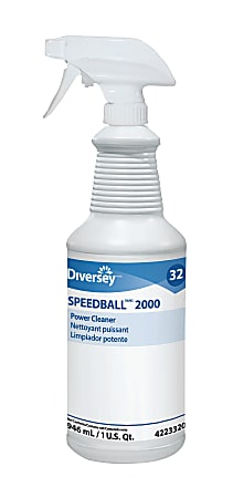 Diversey™ Speedball 2000™ Power Cleaner, Citrus Scent, 32 Oz Bottle, Case Of 12