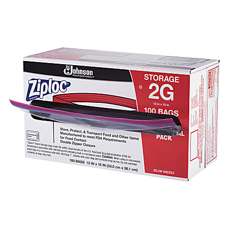 Ziploc Large Freezer Bag Case