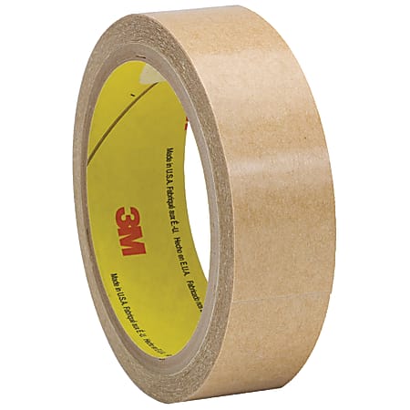 3M™ 927 Adhesive Transfer Tape Hand Rolls, 3" Core, 1" x 60 Yd., Clear, Case Of 6