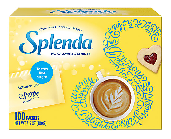 Splenda No Calorie Sweetener Packets - Packet - 0 lb (0 oz) - Artificial Sweetener - 1200/Carton