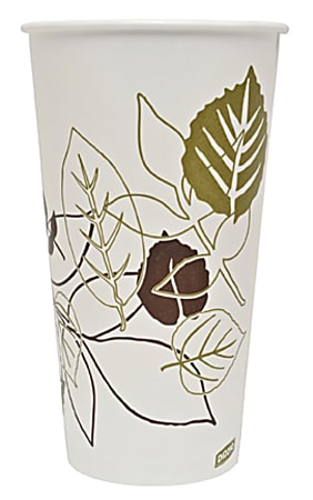 Dixie Pathways Wax Treated Paper Cold Cups, 32-oz, Sold as 15 sleeves of 40 cups each per Case