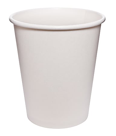 Solo® Polycoated Hot Paper Cups, 10 Oz, White,