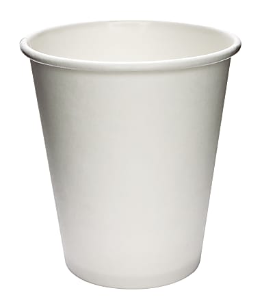 Solo® Polycoated Hot Paper Cups, 6 Oz, White,