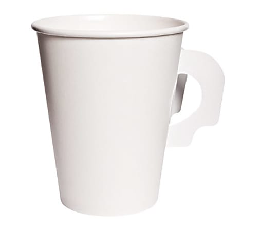 White paper coffee cups with handles new arrivals