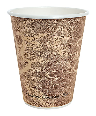 Solo Poly Lined Hot Paper Cups - 8 fl oz - 1000 / Carton - Beige - Paper - Hot Drink, Coffee, Tea, Cocoa