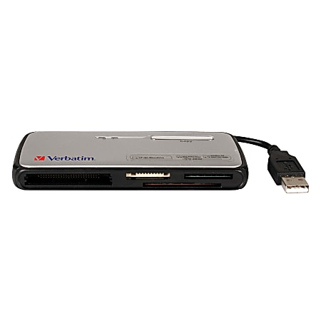 Verbatim® 15-In-1 Card Reader With One-Touch Copy