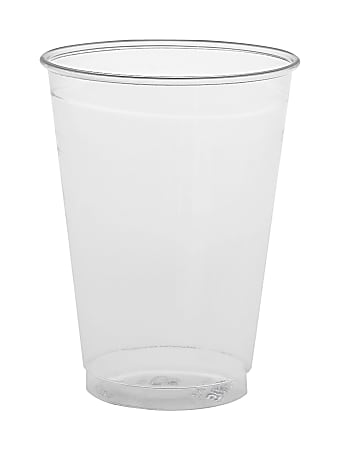 Solo Cup Tall-Shaped Plastic Party Cold Drink Cups, 9 Oz, Clear, 50 Cups Per Sleeve, Case Of 20 Sleeves