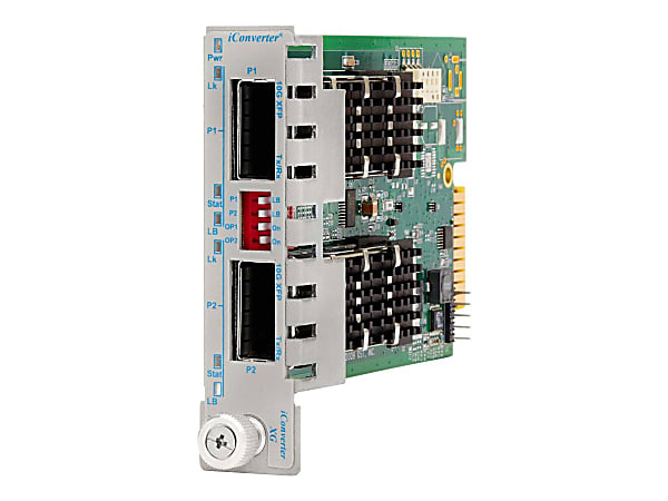iConverter 10 Gigabit Fiber Media Converter XFP to XFP 10Gbps Module - 2 x XFP (Up to Power Level 4; Protocol-Transparent); Internal Module; Lifetime Warranty