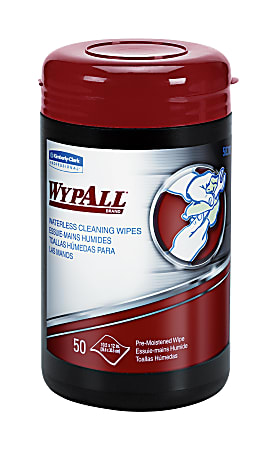 Wypall PowerClean ProScrub Heavy Duty Wet Towels - Citrus - 9.50 Wypall PowerClean ProScrub Heavy Duty Wet Towels - Citrus - 9.50