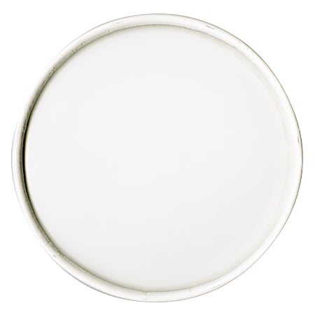 Spiral-Wound Paper Hot Cup Lids, Fits 16 oz Cups, White, 25/Sleeve, 20 Sleeves/Carton