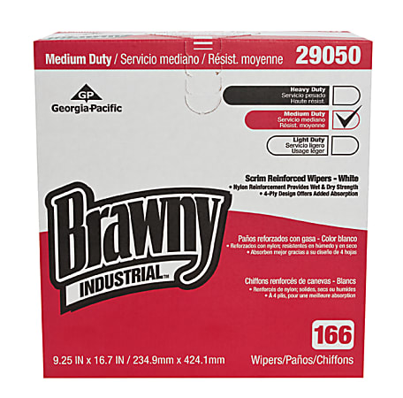 Brawny® Professional P300 Disposable Cleaning Towels, 9-1/4"