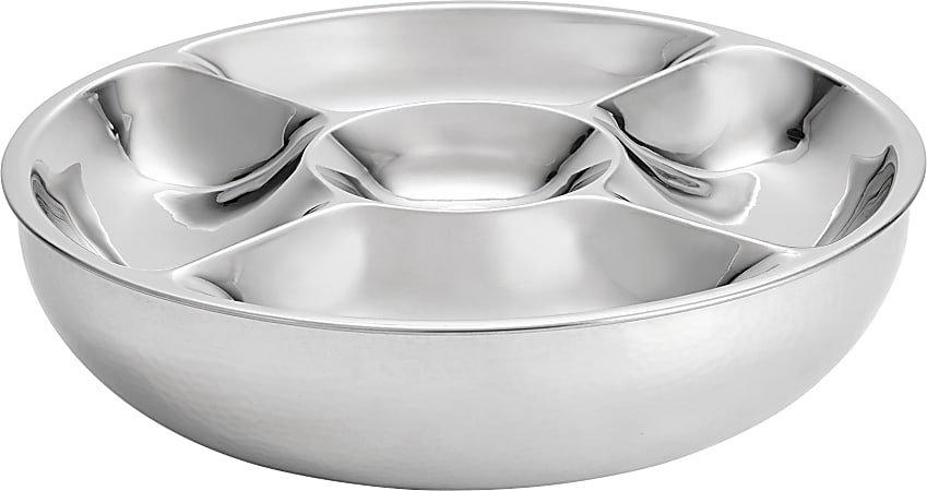 Vollrath Artisan PB005A Stainless Steel Party Bowl Set, Silver