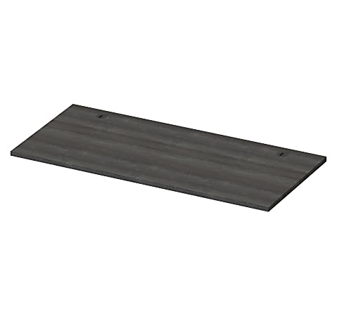 Lorell® Kingsley Open Desking Work Surface, 59" x 23 5/8", Weathered Charcoal