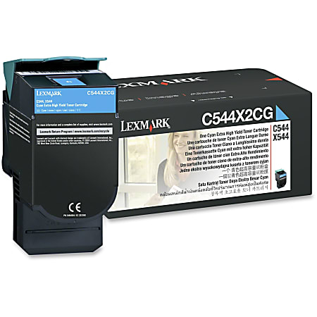 Lexmark Original Toner Cartridge - Laser - 4000 Pages - Cyan - 1 Each
