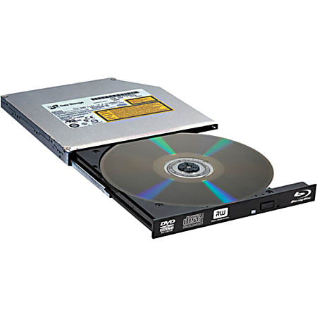LG Blu-ray Writer - BD-R/RE Support - 24x CD Read/24x CD Write/24x CD Rewrite - 6x BD Read/6x BD Write/2x BD Rewrite - 8x DVD Read/8x DVD Write/8x DVD Rewrite - Quad-layer Media Supported - SATA - Slimline